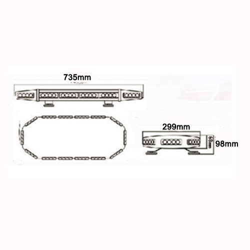 Mini Light Bar MLB 2546 - Image 4